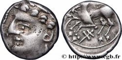 GALLIA - ALLOBROGES (Dauphiné area) Denier au cervidé, tête à gauche