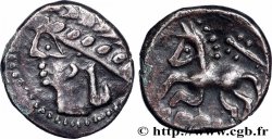 ALLOBROGES (Région du Dauphiné) Denier VOL au cheval galopant et au “caducée”