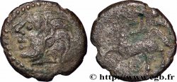 SANTONS / CENTRE-OUEST, Incertaines Drachme aux mèches aquitaniques, à gauche