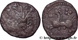 SANTONS / CENTRE-OUEST, Incertaines Drachme à la couronne en chevrons et au triangle