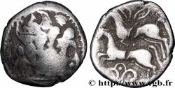 PICTONES / BITURIGES - MID-WESTERN, Unspecified Drachme aux deux chevaux, série A1 - revers à gauche