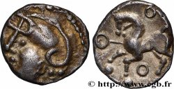 EDUENS, ÆDUI (BIBRACTE, Area of the Mont-Beuvray) Denier à la tête casquée