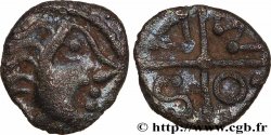 SÉQUANES (Région de Besançon) Obole à la croix, MASO tête à droite, type du coin d’Arbois