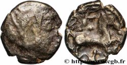 BITURIGES CUBES (Région de Bourges) Quart de statère à l’oiseau sous le cheval