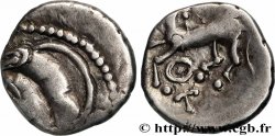 ÉDUENS (BIBRACTE, région du Mont-Beuvray) Denier à la tête casquée