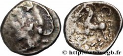 GALLIA - ÆDUI (BIBRACTE, Area of the Mont-Beuvray) Denier à la tête casquée