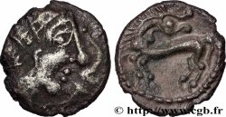 GALLIA - NEDENES (oppidum of Montlaures) Obole au cheval retourné - revers à gauche