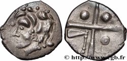 GALLIA - SOUTH WESTERN GAUL - VOLCÆ TECTOSAGES (Area of Toulouse) Drachme “à la tête cubiste”, Série précoce aux dauphins