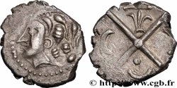 GALLIA - SOUTH WESTERN GAUL - VOLCÆ TECTOSAGES (Area of Toulouse) Drachme “à la tête cubiste”, Série précoce aux lunules