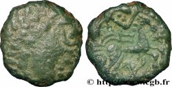 EDUENS, ÆDUI (BIBRACTE, Area of the Mont-Beuvray) Quart de statère en bronze au triskèle, type de Beaune XF