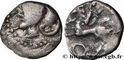 GALLIA - GALLIA DELLO SETTENTRIONALE - ÆDUI (BIBRACTE, Regione dello Mont-Beuvray) Denier à la tête casquée
