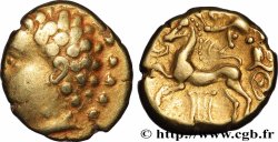 GALLIA - ARVERNI (Regione di Clermont-Ferrand) Statère d’or au cheval à gauche et à la lyre, du type de Lapte