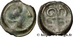 BITURIGES CUBI, UNSPECIFIED Potin au swastika, tête à droite