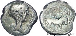 LUGDUNUM - LYON - OCTAVIAN AND JULIUS CAESAR Quinaire ANTONI IMP