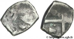 VOLQUES TECTOSAGES (région de Toulouse) Drachme “à la tête cubiste”, indéterminée