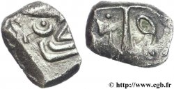 VOLQUES TECTOSAGES (région de Toulouse) Drachme “à la tête cubiste”