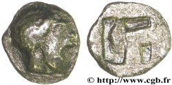 MASSALIA - MARSEILLE Hémiobole du type du trésor d&nbsp;Auriol à la tête de satyre