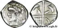 GALLIEN - SÜDWESTGALLIEN - VOLCÆ TECTOSAGES (Region die Toulouse) Drachme de style hybride entre “cubiste et romanisé”, S. 55