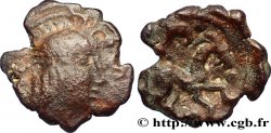 AMBIENS (Région d Amiens) Bronze au cheval et à la tête aux cheveux calamistrés