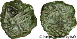 GALLIA BELGICA - BELLOVACI (Area of Beauvais) Bronze au coq, minimi imitation