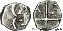 VOLQUES TECTOSAGES (région de Toulouse) Drachme “à la tête cubiste”