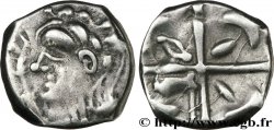 GALLIEN - SÜDWESTGALLIEN - VOLCÆ TECTOSAGES (Region die Toulouse) Drachme de style hybride entre “cubiste et romanisé”, S. 55 var
