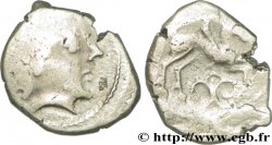 PICTONS (Région de Poitiers) Drachme au cavalier ailé - trésor d’Ouzilly TTB