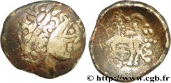 SÉQUANES - HELVÈTES, Incertaines (Suisse actuelle) Statère au bige et à la rouelle, bige à gauche TB+