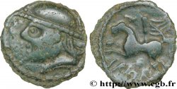 GALLIA BELGICA - SUESSIONES (Regione de Soissons) Bronze CRICIRV, barbu