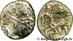 ALLOBROGES (Région du Dauphiné) Denier au cheval galopant et au “caducée”, faux d’époque