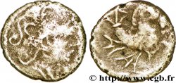 ALLOBROGES (Région du Dauphiné) Denier à l’hippocampe, tête à droite TB/TB+