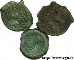 GALLIA BELGICA - SUESSIONES (Regione de Soissons) Lot de 3 bronzes CRICIRV
