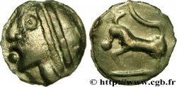 GALLIA BELGICA - SEQUANI (Región de Besançon) Potin à la grosse tête, au bandeau lisse et à l œil marqué