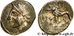 GALLIA - GALLIA DEL NORTE -ÆDUI (BIBRACTE, Región del Mont-Beuvray) Denier VIIPOTAL au lion