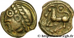 SÉQUANES (Région de Besançon) Potin à la grosse tête laurée TTB