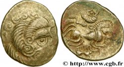 GALLIEN - ARMORICA - CORIOSOLITÆ (Region die Corseul, Cotes d&nbsp;Armor) Statère de billon, classe III au nez en epsilon