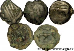 GAULE BELGIQUE - CELTIQUE Lot de 5 potins lot