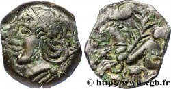 VÉLIOCASSES (Région du Vexin normand) Bronze SVTICOS, classe III à la tête casquée