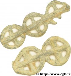  ROUELLES  Lot de rouelles à 4 rayons, en plomb