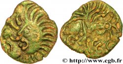 BELLOVAQUES (Région de Beauvais) Bronze au coq à tête humaine