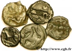 GAULE BELGIQUE - CELTIQUE Lot de 5 potins