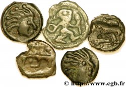 GALLO-BELGIAN - CELTIC Lot de 5 potins