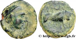 HISPANIA - IBERICO - CASTULO/KASTILO (Province of Jaen/Calzona) Demi unité de bronze ou semis, (PB, Æ 19)