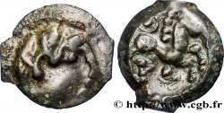 BITURIGES CUBI / MITTELWESTGALLIEN - UNBEKANNT Bronze au cheval, BN. 4298