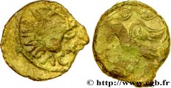 MÉDIOMATRIQUES (Région de Metz) Bronze AMBACTVS au bucrane et à l’aigle