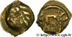 GALLIA BELGICA - LEUCI (Area of Toul) Potin à la tête d’indien, classe Ic4 VF/XF