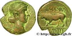 RÈMES (Région de Reims) Bronze GERMANVS INDVTILLI au taureau (Quadrans)