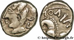 GALLIA BELGICA - LEUCI (Región de Toul) Denier SOLIMA/COLIMA MBC/MBC+