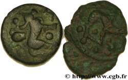 GALLIA BELGICA - AMBIANI (Regione di Amiens) Lot de 2 bronzes au cavalier (au taureau et au sanglier)