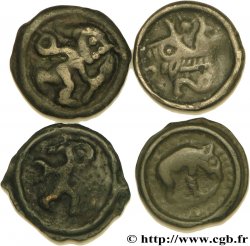 RÈMES (Région de Reims) Lot de 4 potins lot